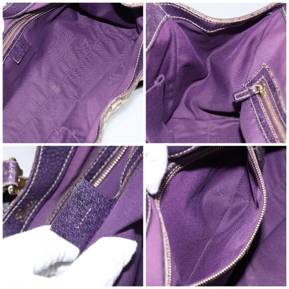 GUCCI GG Canvas Jackie Shoulder Bag Beige Gold 145819 Auth bs29800 - Picture 15 of 16